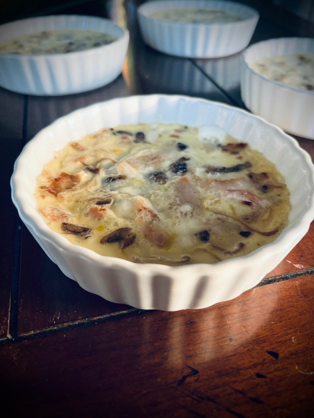 Bacon and Leek&nbsp;Quichelettes